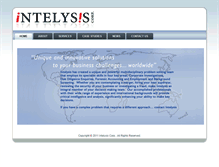 Tablet Screenshot of intelysis.com